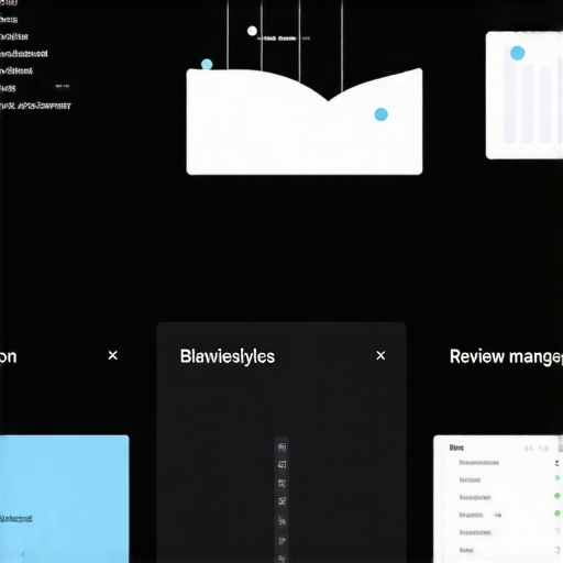 Screenshot of Google Business Profile dashboard showing analytics and review responses
