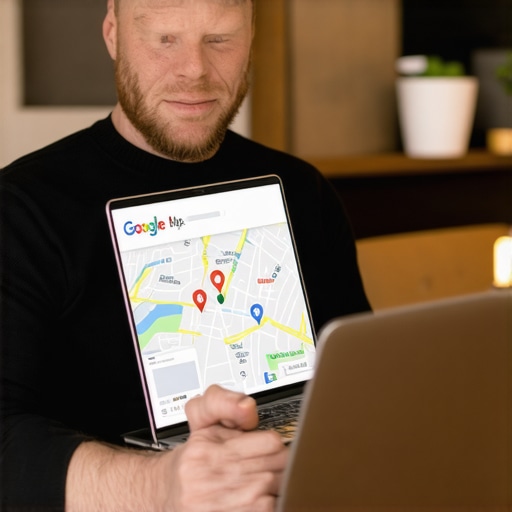 Anchorage business owner working on Google Maps SEO