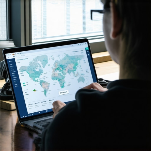 Local SEO Analysis in Anchorage Person analyzing Anchorage local SEO data on a laptop for Google Maps optimization