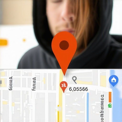 Person accurately placing a Google Maps pin for a business in Anchorage, Alaska