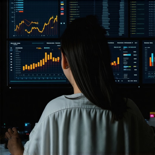 Person analyzing multiple SEO and review management tools on a computer