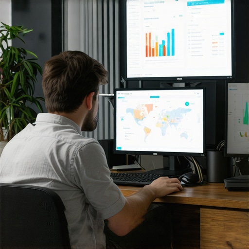 Expert working on citation and ranking dashboards for Anchorage local SEO success.