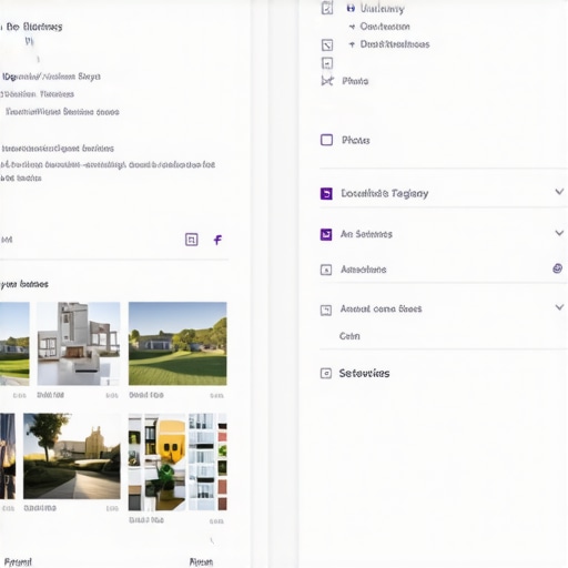 Screenshot showing Google My Business profile optimization steps.