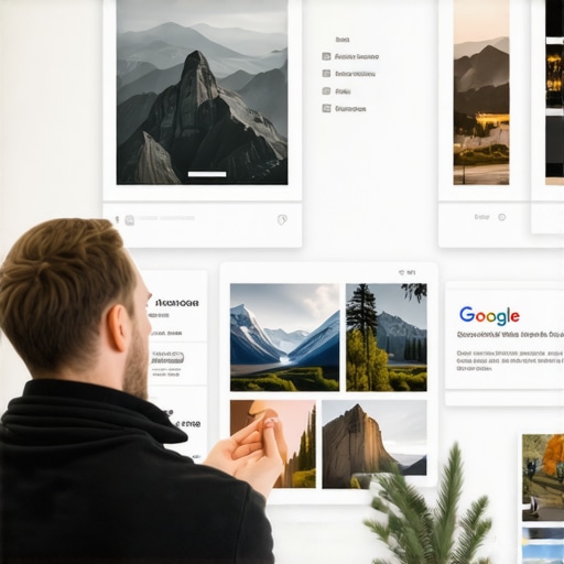 Business owner reviewing location-specific photos for Anchorage GMB profile